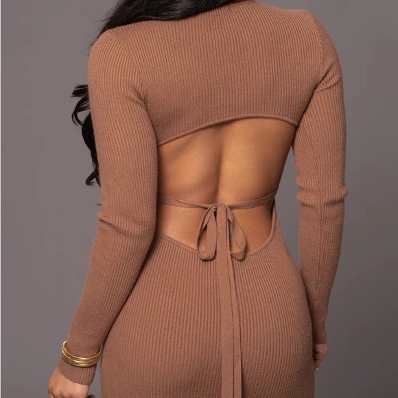 NWT JLUXLABEL Open Back Dress - Picture 4 of 6